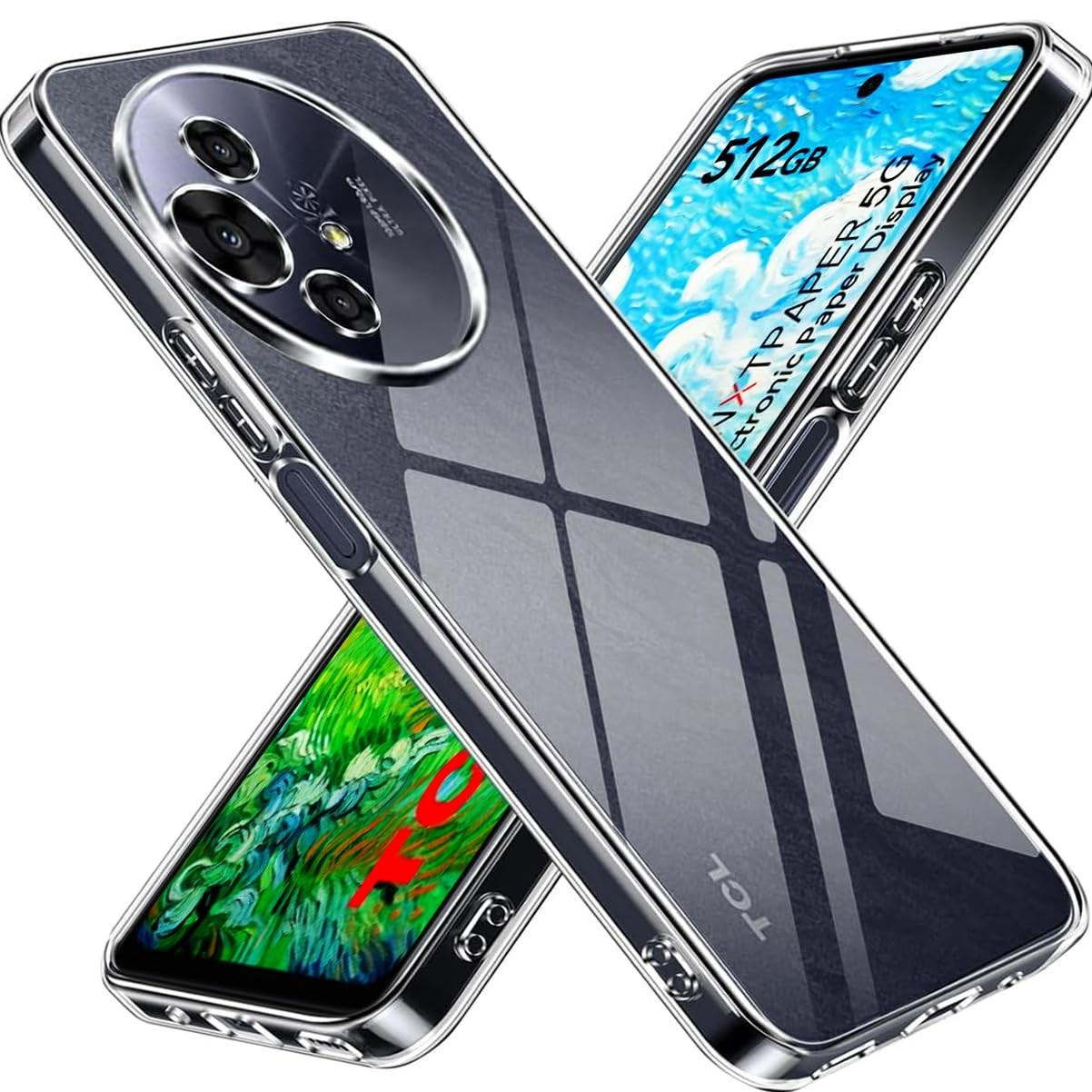 Cover Compatibilità con TCL 50 NxtPaper 5G / TCL 50 Pro NxtPaper Cover (r5Y)