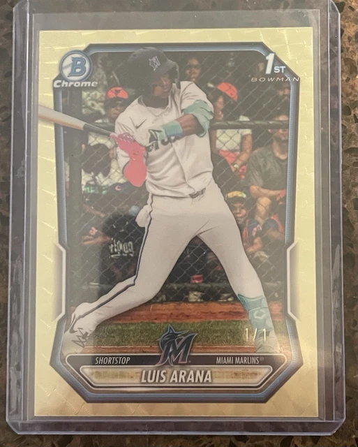 2026 Bowman Chrome Prospect Luis Arana #BCP-72 Superfractor 1/1 1st Bowman 🔥