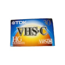 TDK E-HG Extra High Grade TC-30 Blank Camcorder Cassette Tape