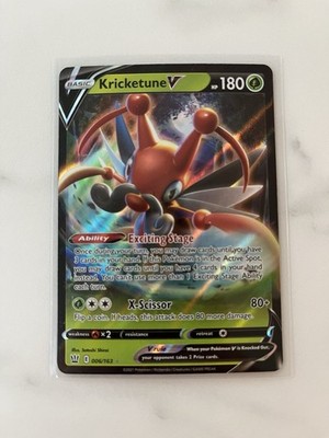 Kricketune V 006/163 Ultra Rare Holo Card(Pokémon TCG Battle Styles)