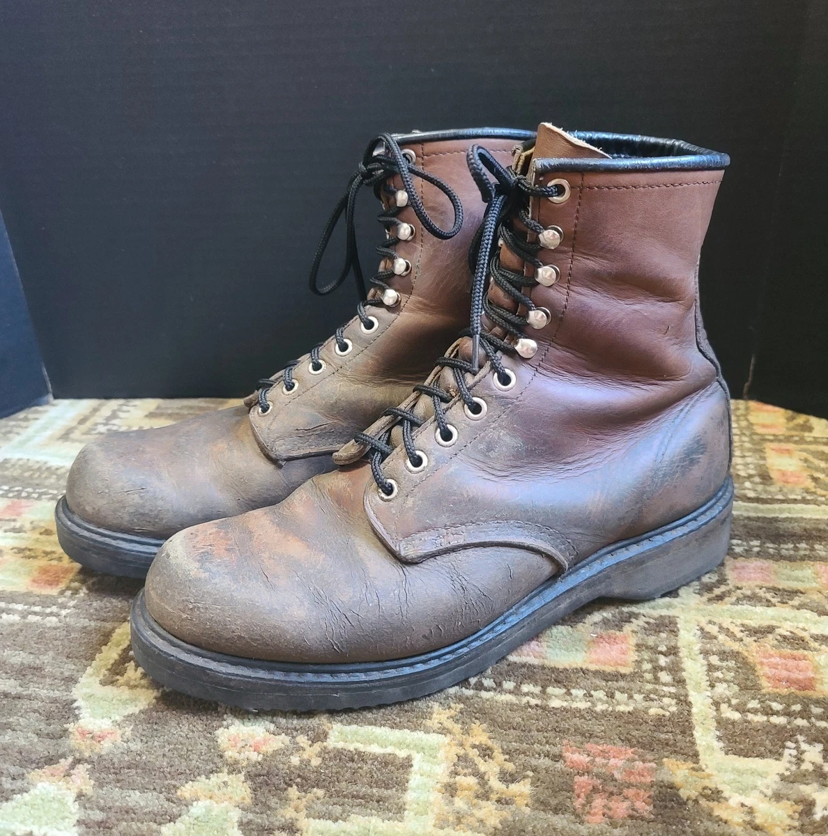 Red Wing Shoes Leather 1980s Vintage Shoes for Men for sale | eBay