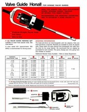 Sunnen P-190 Portable Valve Guide Hone Sales Flier
