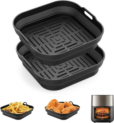 2er Pack Silikon Air Fryer Liner für Ninja, Tower, COSORI 5-8 L Air Fryer - Küche