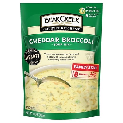Bear Creek Soup Mix, Cheddar Broccoli, 10.6 Ounce (Pack of 6) 