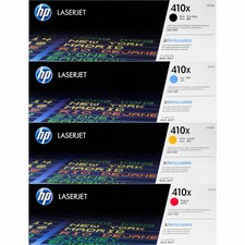 HP CF410X W2040X W2041X W2042X W2043X CMYK 4 Pack High Yield Toner Set