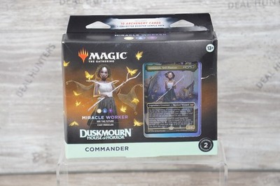 MTG Duskmourn   Miracle Worker Commander Deck | Precon | Magic | DSC