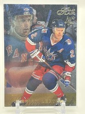 1996-97 Fleer Flair Brian Leetch #60 All-Star Rangers