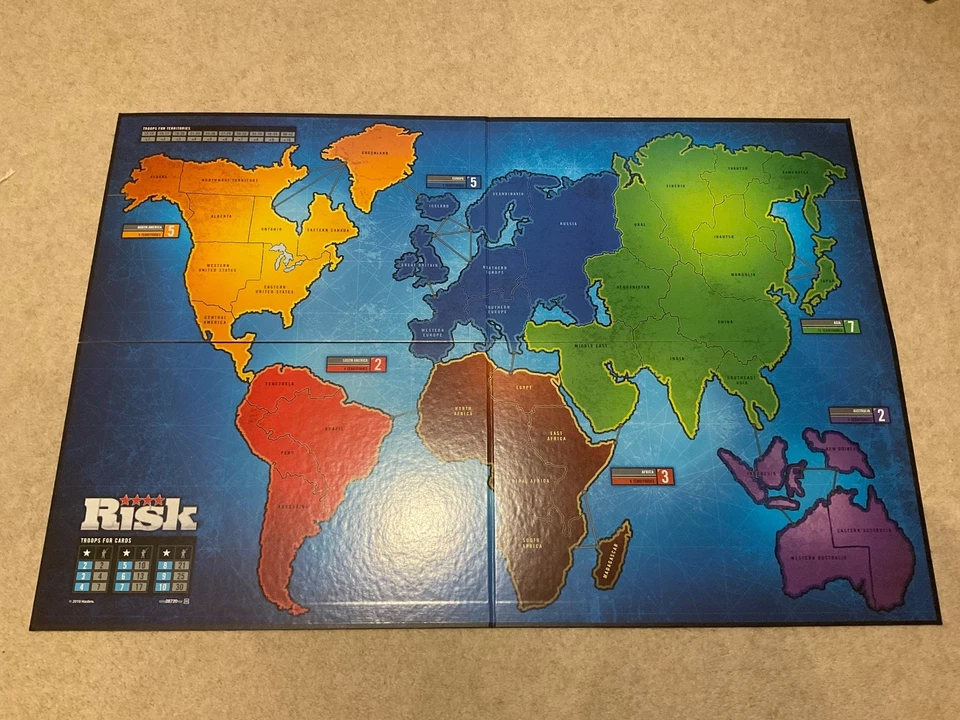 Hasbro Risk Strategy Board Game 2015 The Game of Strategic Conquest Complete VGC - Image 3 of 4