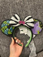 Disney-Parks Oogie Boogie Bash Jack Edition Minnie Ears Halloween Headband