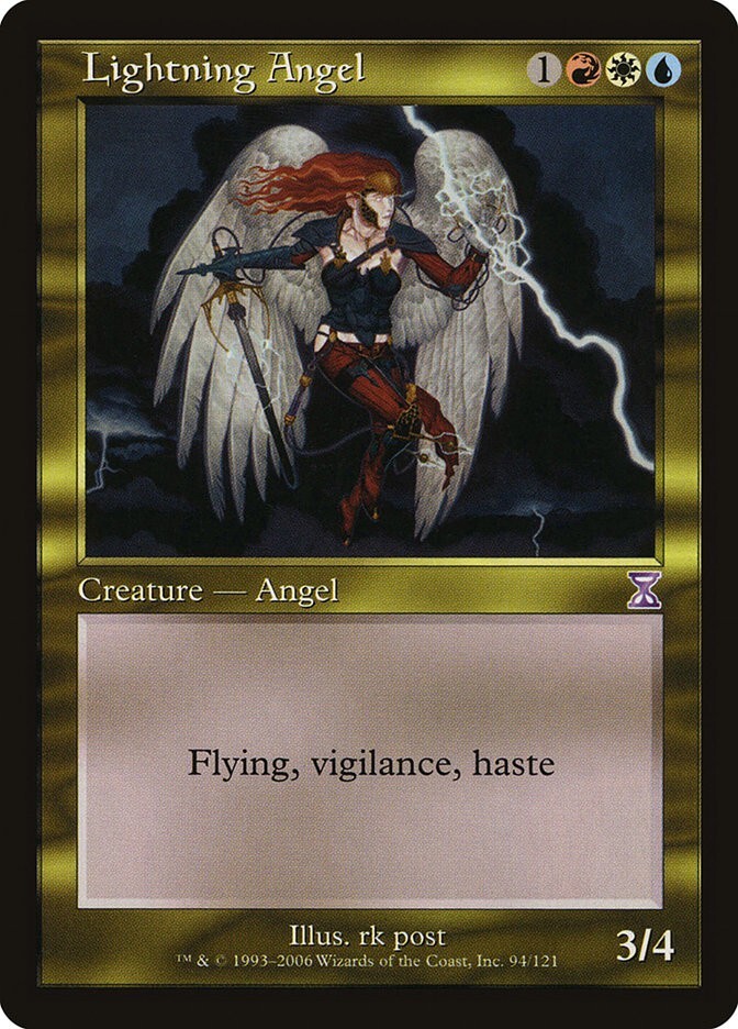 Time Spiral Timeshifted Lightning Angel MTG Magic the Gathering LP