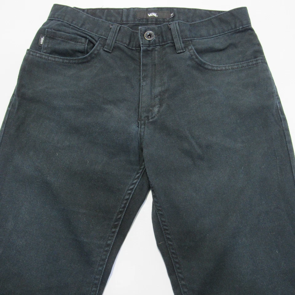 Vans Mens Regular Fit straight leg Stretch Black Jeans W 29 / L30  REF (M17333 - Image 2 of 4