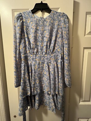 Forever 21 floral mini dress Blue small. Gorgeous  | eBay