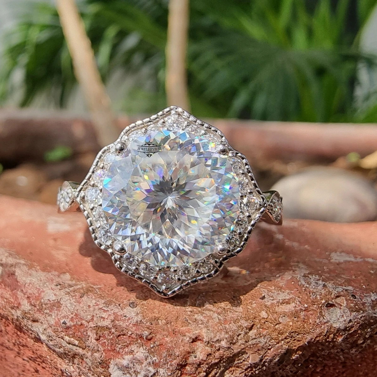 Used moissanite engagement rings clearance
