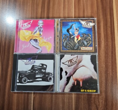 Aerosmith - 4 CD Alben - Get a Grip + Pump + Just push Play + Nine Lives