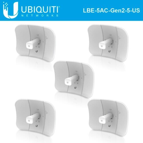 Ubiquiti Networks LBE-5AC-GEN2-US 5GHz LiteBeam ac Gen2 23dBi US - 5 PACK