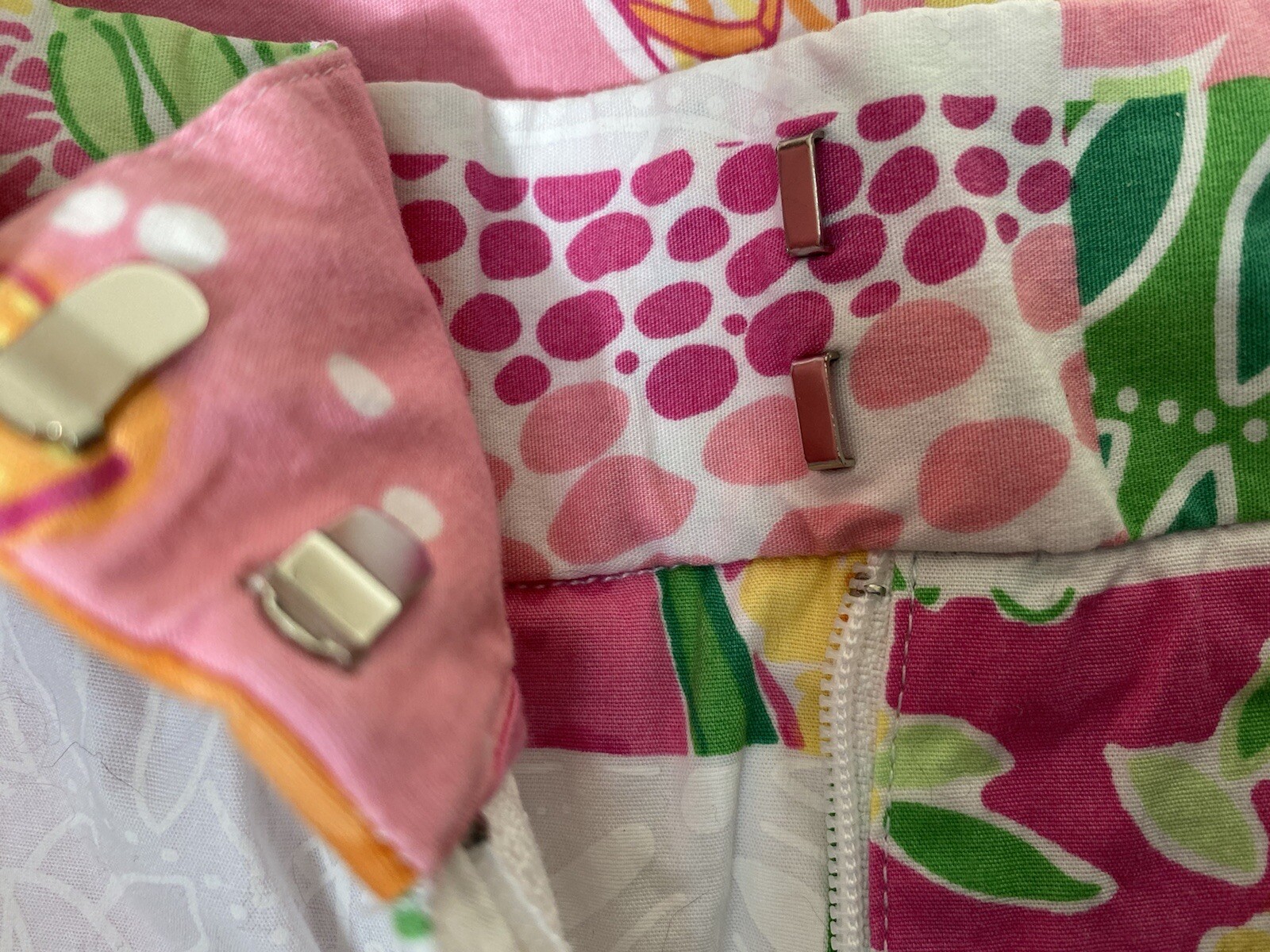 Lilly Pulitzer WHITE LABEL patchwork pants size 12 - image 6