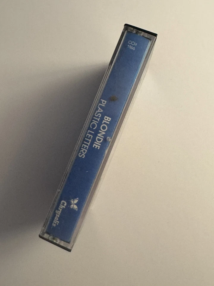 Blondie Plastic Letters Chrysalis CCH 1166 Audio Tape Cassette Album Foto 2 de 4