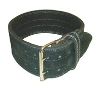 Leather Power Weight Lifting Belt- 4 Black (large) on sale Leather Power Weight Lifting Belt- 4 Black (large) on sale