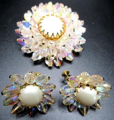 VENDOME パールとクリスタルのブローチ VENDOME パールとクリスタルのブローチ