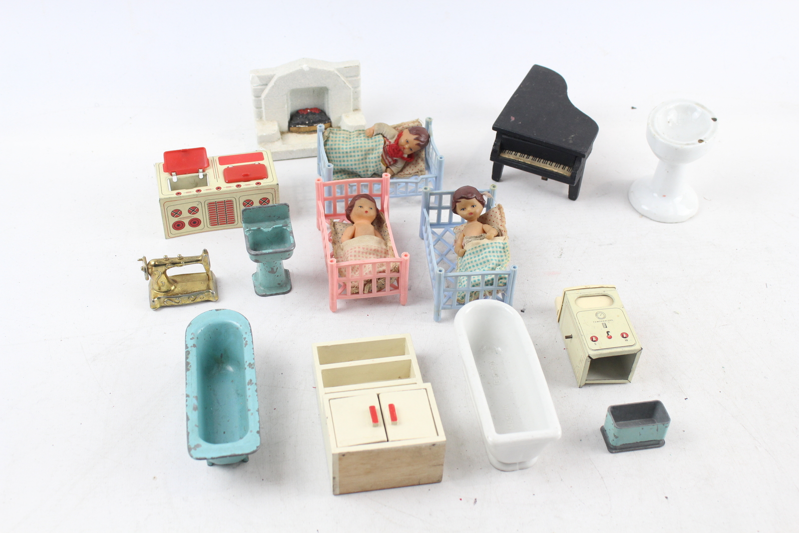 Dolls House Furniture & Accessories Inc Vintage, Retro Chairs, Plastic
