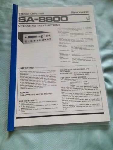 Manuales y documentación de imagen y sonido Pioneer