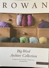 Big Wool Archive Collection - Brand New copy - 8 classic Designs from Rowan
