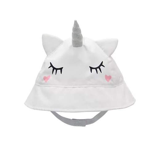 Goldbug Accessories | GoldBug, Girl's 6-18months, Unicorn Hat, UV, Nwt | Color: Pink/White | Size: 6-18months | Alicia4626's Closet