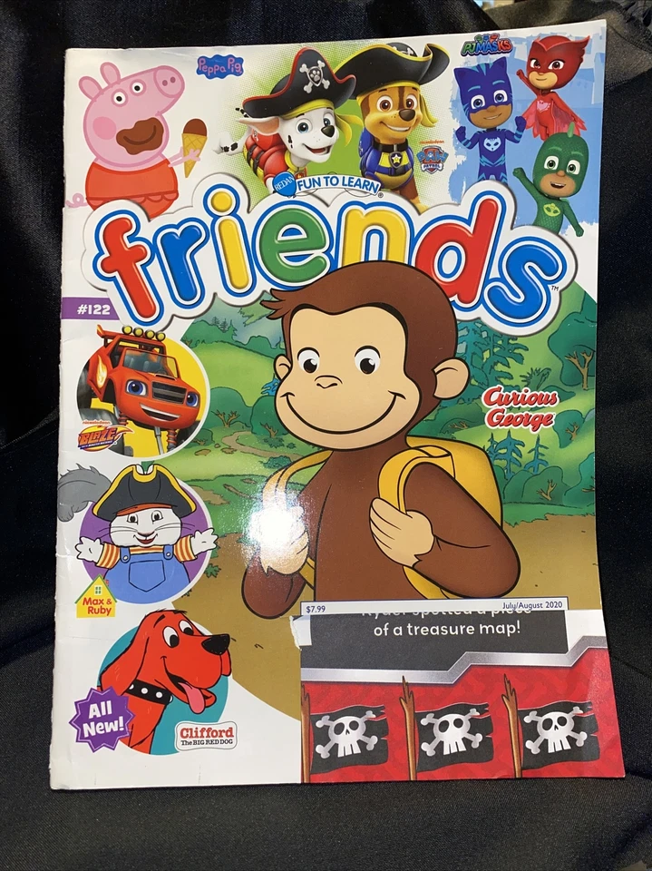 Fun To Learn Friends Curious George, PJ Mask, & Peppa Pig Workbook Lot - Image 2 of 4