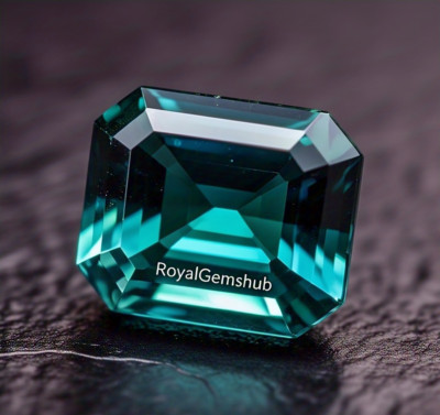   Ultra Rare 10,8ct Neon Blue Paraiba Turmaline VVS Grade | Luxury Emerald Cut
