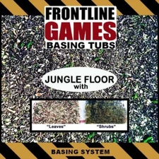 Jungle Floor Frontline Games Miniature Basing Tub FLAT-RATE SHIPPING!