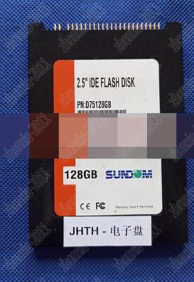 1PC  used   SUNDOM 128GB 2.5 inches IDE   DISK D75128GB Solid state drive #F19