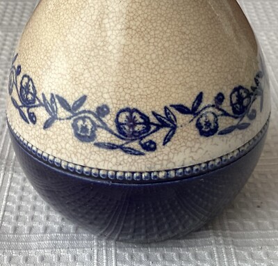 Antique Pont-Des Vernes French Stoneware Vase, 6 12