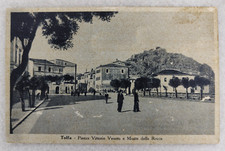 cartolina roma tolfa animata piazza vitt veneto viaggiata 1940 formato piccolo
