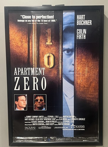 Original Vintage Movie Poster: Apartment Zero (1988) App. 26.5"x38"