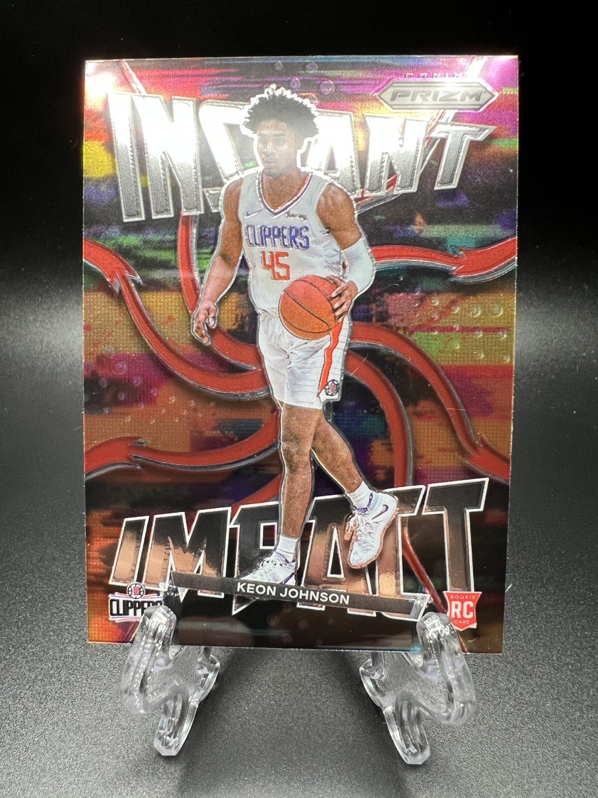 2021-22 Panini Prizm - Instant Impact Keon Johnson #5 (RC)