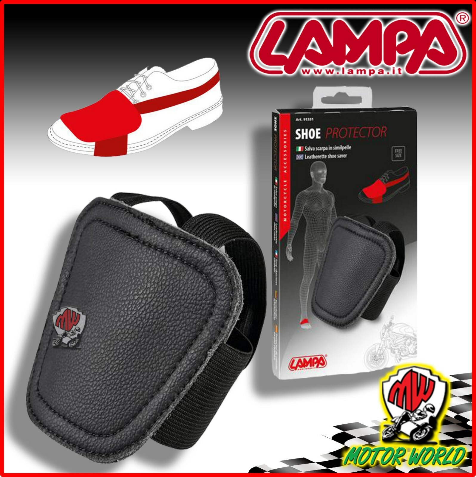 2 Copriscarpe Per Moto - Protezione Leva Cambio, Universali, Antiscivolo, Per Uomo, Nero - Foto 6