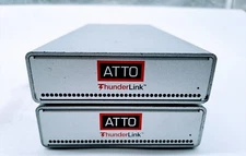 Lot of 2 ATTO ThunderLink NT2102 Thunderbolt 2 to 10GbE (TLNT-2102-D01)