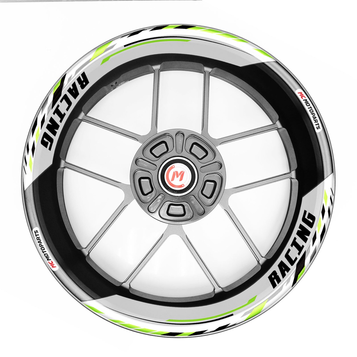 J05W 5 Color Rim Decals Wheel Stickers Fit ZX10R Ninja