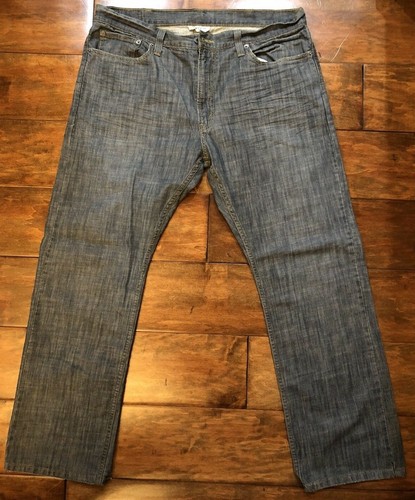Levi Strauss \u0026 Co 514 38x30 - 7 Loop Straight Leg Blue Slim Straight  PreOwned | eBay