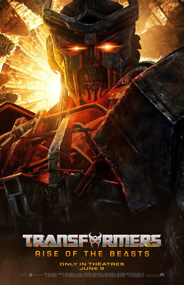 BB4702 Transformers Rise of the Beasts Film 2023 Star Movie Poster 11x17