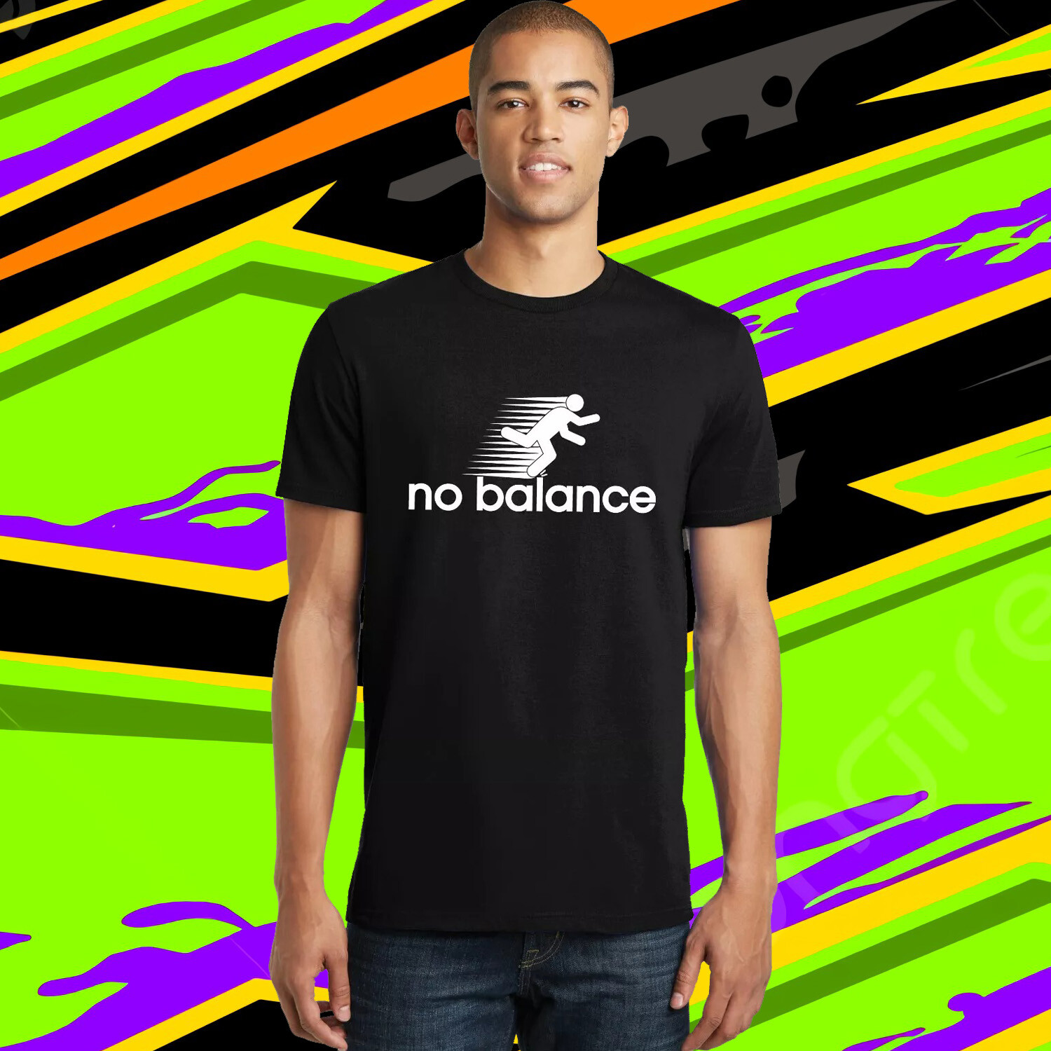 New NO BALANCE - Funny spoof S-2XL Nice Good