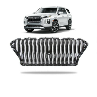 für Hyundai Palisade 2019-2021 schwarz Frontgrill Netzgrill Bar Lüftungsblende