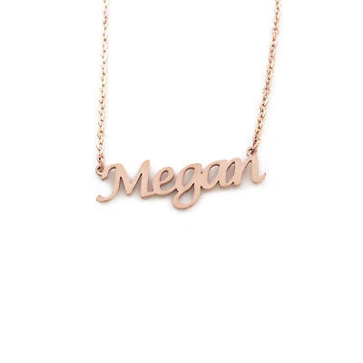 Megan clearance name necklace