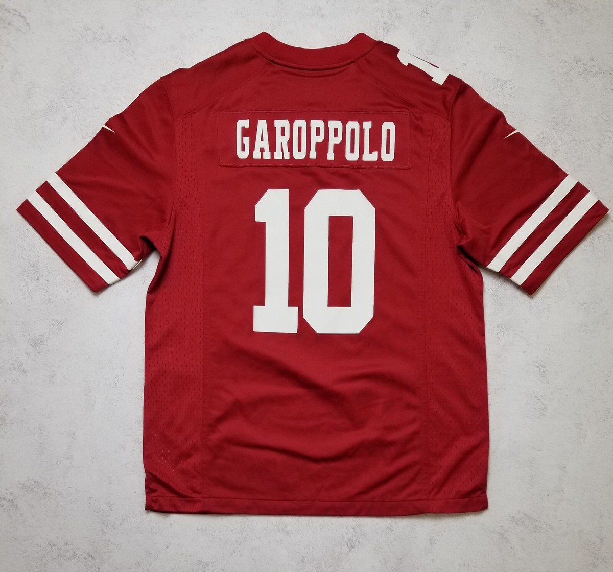 Nike #10 Jimmy Garoppolo San Francisco 49ers Player Game NFL