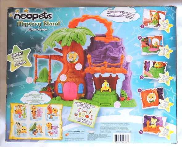 JAKKS Pacific Neopets Playset MYSTERY ISLAND NEW RARE HTF - Image 2 of 2