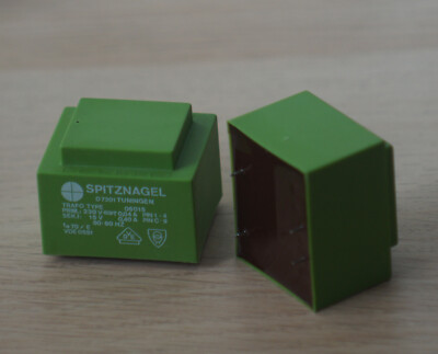 2 Stk. PCB-Netzteil-Trafo: 230V zu 15V / 400mA original von  Spitznagel 