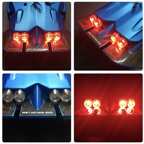 HID LED Lights HD Brake And headlights lights for Arrma limitless HD2B4R Tron - Picture 7 of 8