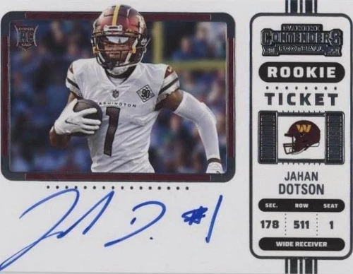 2022 Panini Contenders Jahan Dotson #121