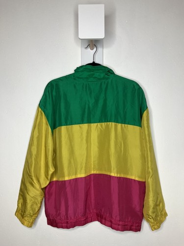 Chaqueta rompevientos Robert Stock Pequeña Roja Dorada Verde - Imagen 6 de 6