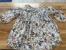 Hayden Girls Floral Keyhole Shoulders Top Size 11/12